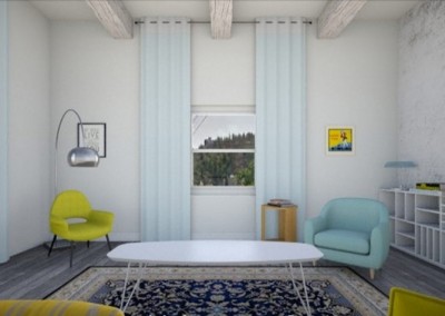 עיצוב ותכנון לדירה 4 חדרים ישנה בתל אביב